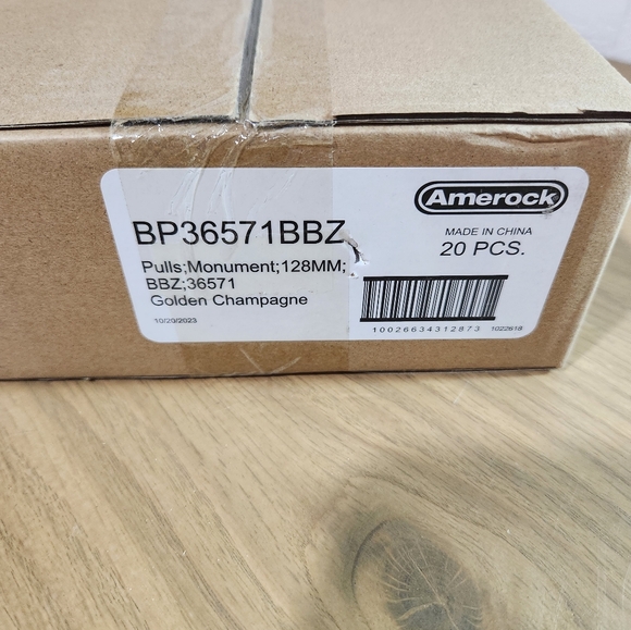 20 Amerock BP36571BBZ Monument Collection 5-1/16 in. (128mm) Pull, Golden Champa - Picture 6 of 6